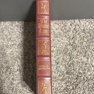 The Scarlet Letter Decorative Coffee Table Book - Burgundy